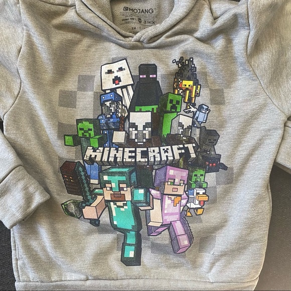 Minecraft Pullover Kids Hoodie - Picture 1 of 10